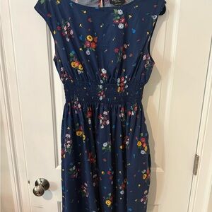 Kate Spade Navy Floral Dress Size XL